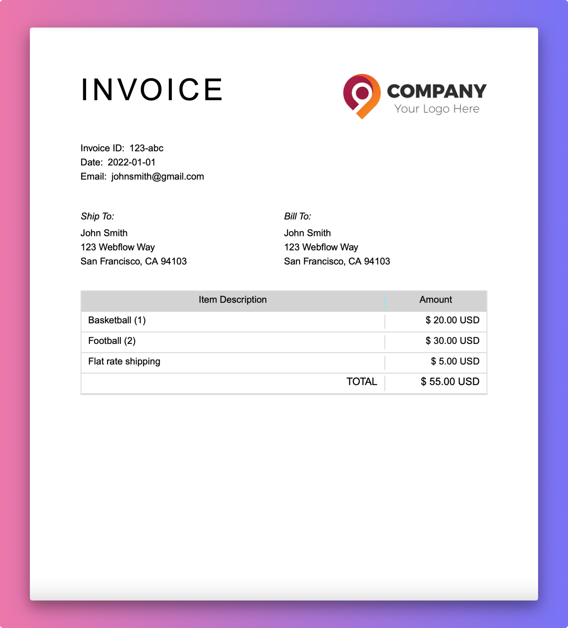 Print Order Invoices